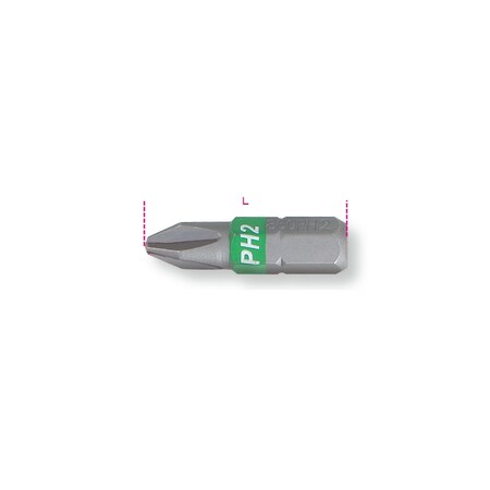 Beta Cross Head Screwdriver Bit, PH1 8600225